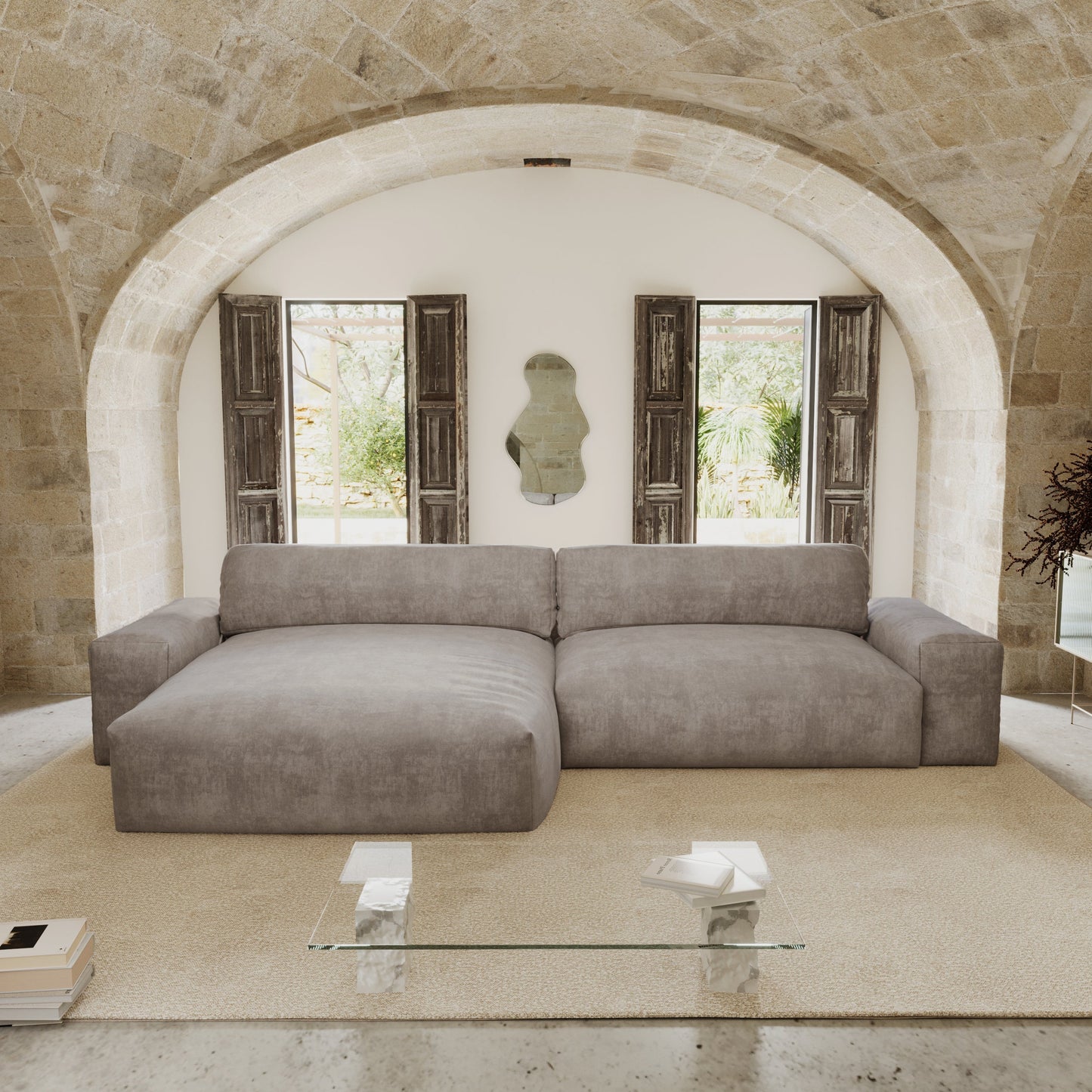 Canapé d'angle gauche Bliss