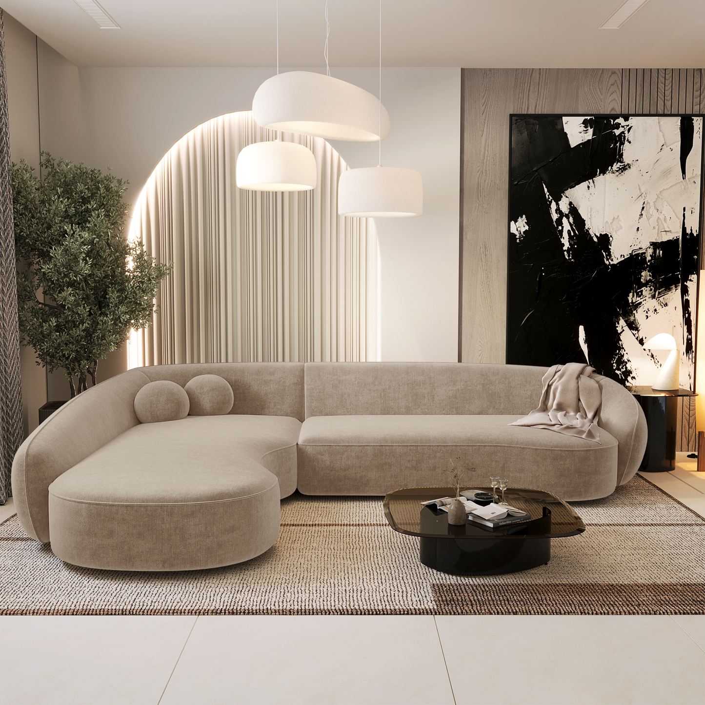 Canapé d'Angle Gauche Cooper