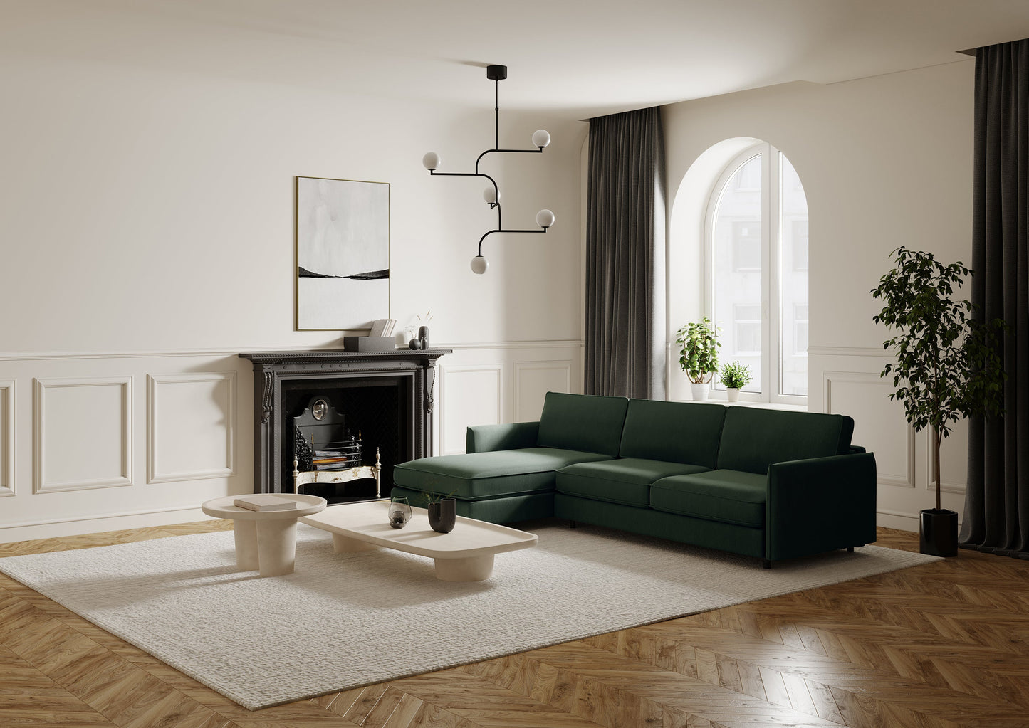 Canapé Convertible Angle Gauche Isaka