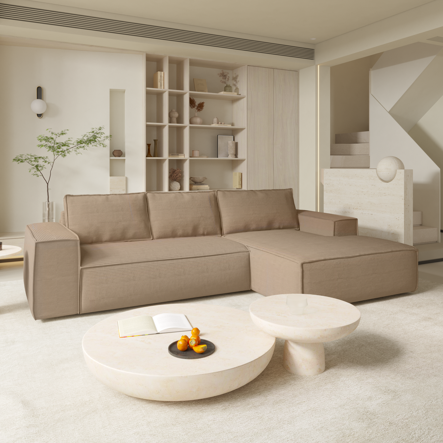 Canapé Convertible Angle droit Joan