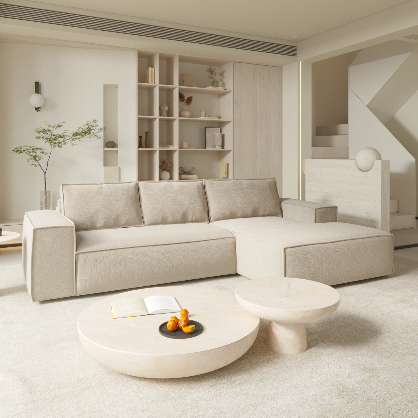 Canapé Convertible Angle Droit Joan