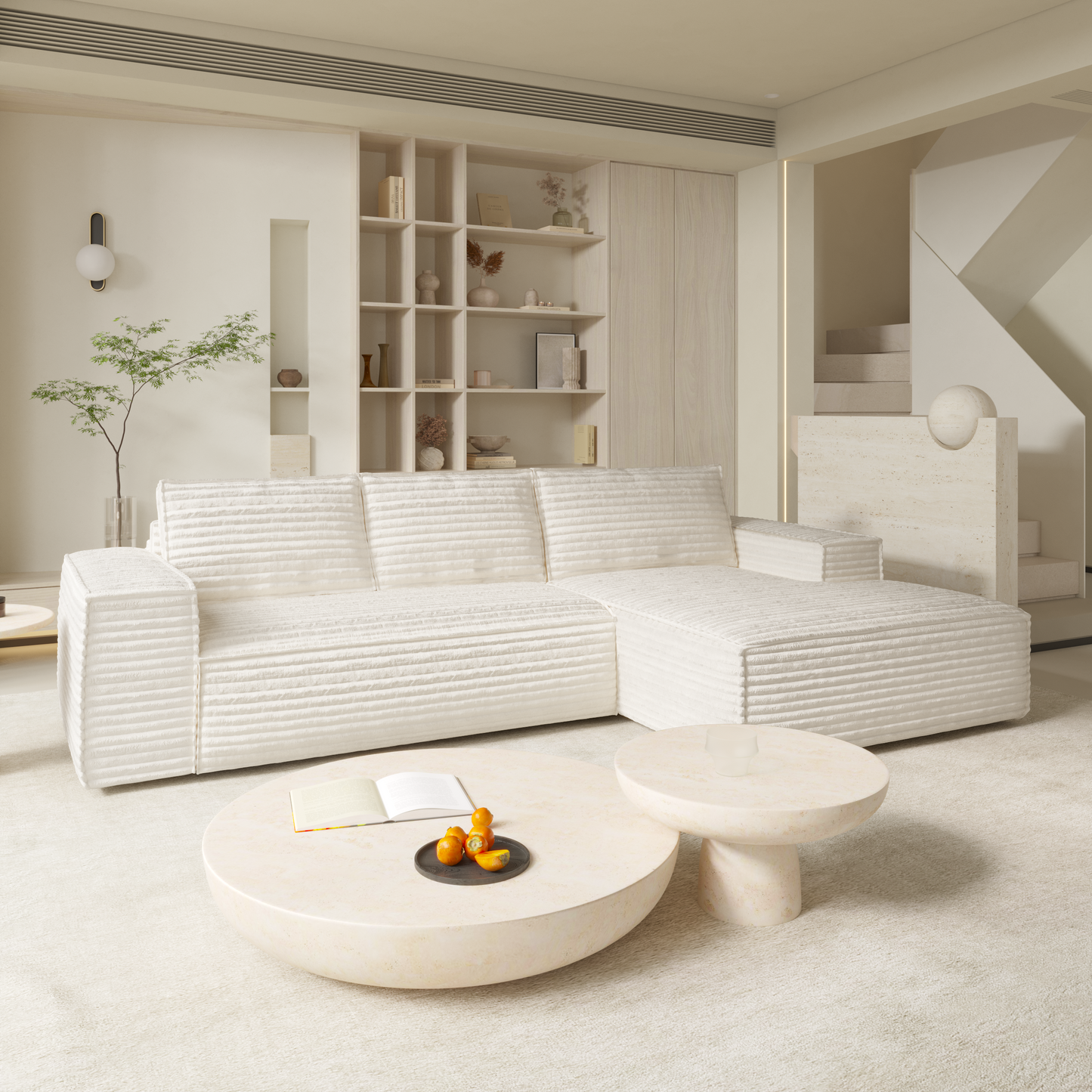 Canapé Convertible Angle droit Joan