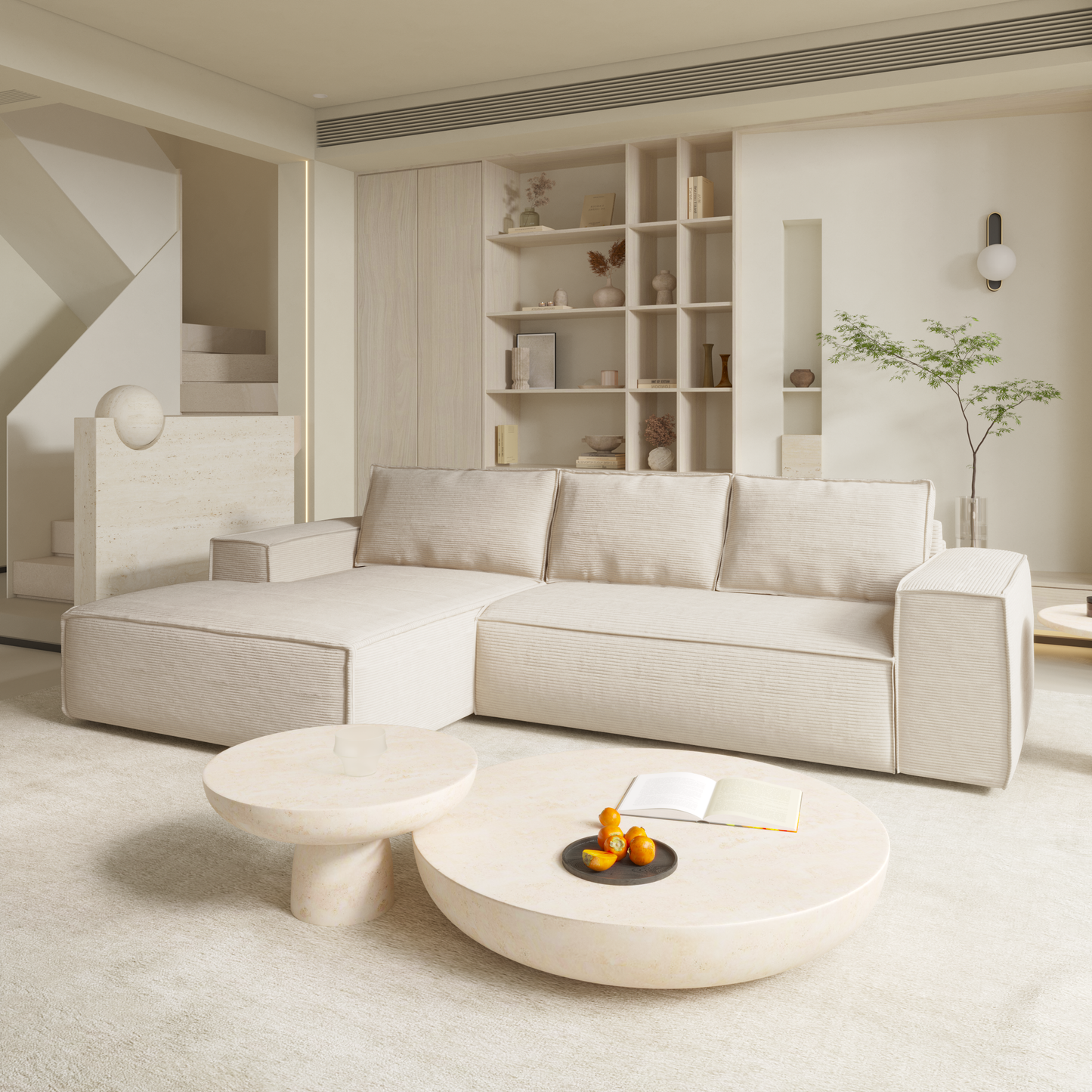 Canapé Convertible Angle gauche Joan