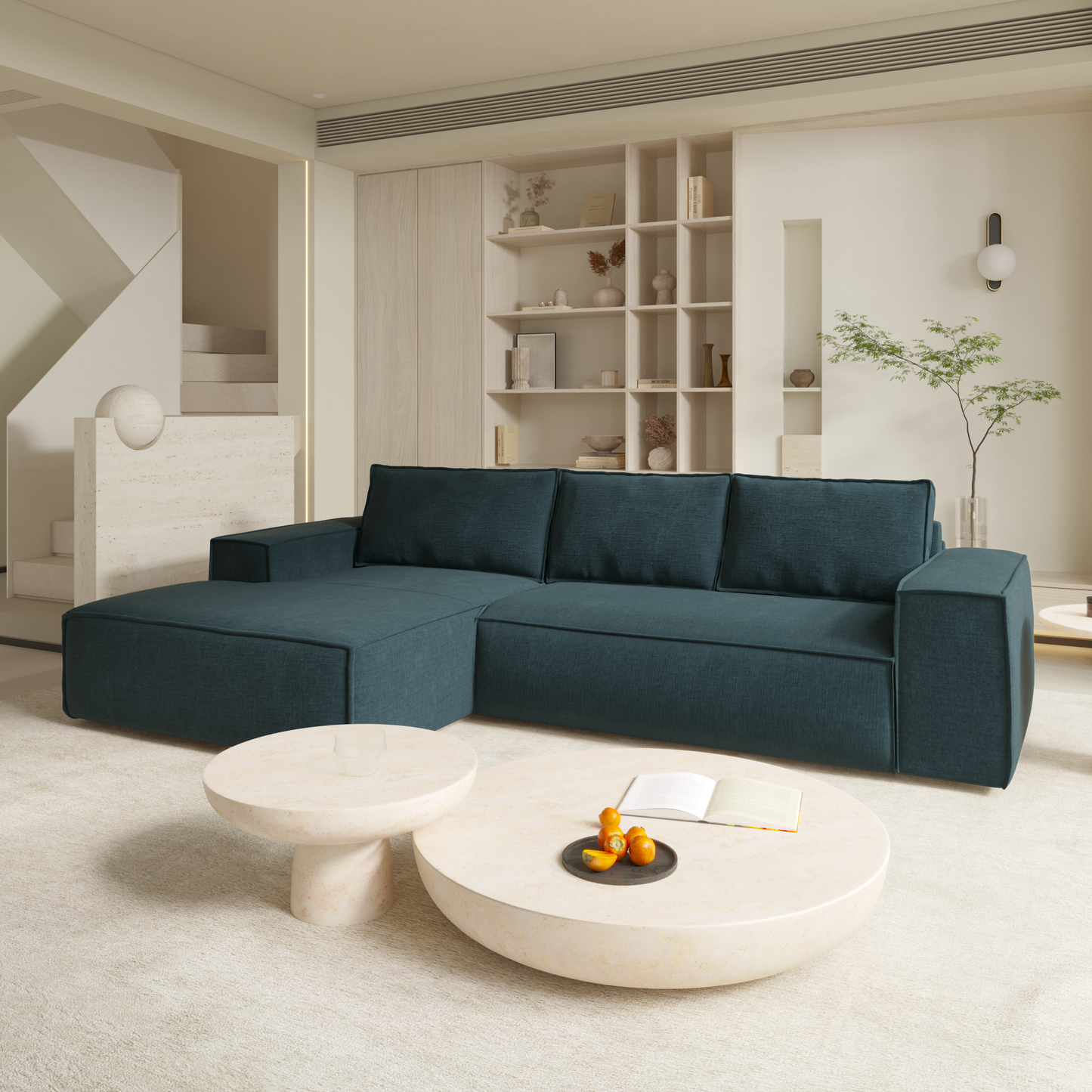 Canapé Convertible Angle Gauche Joan