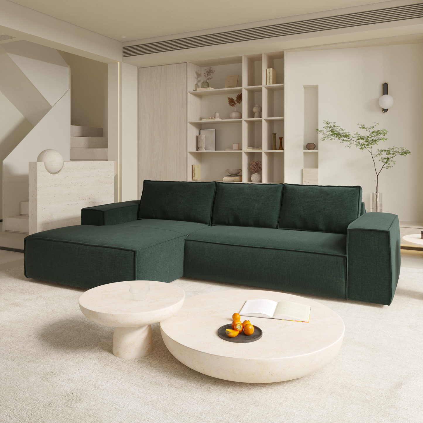 Canapé Convertible Angle Gauche Joan