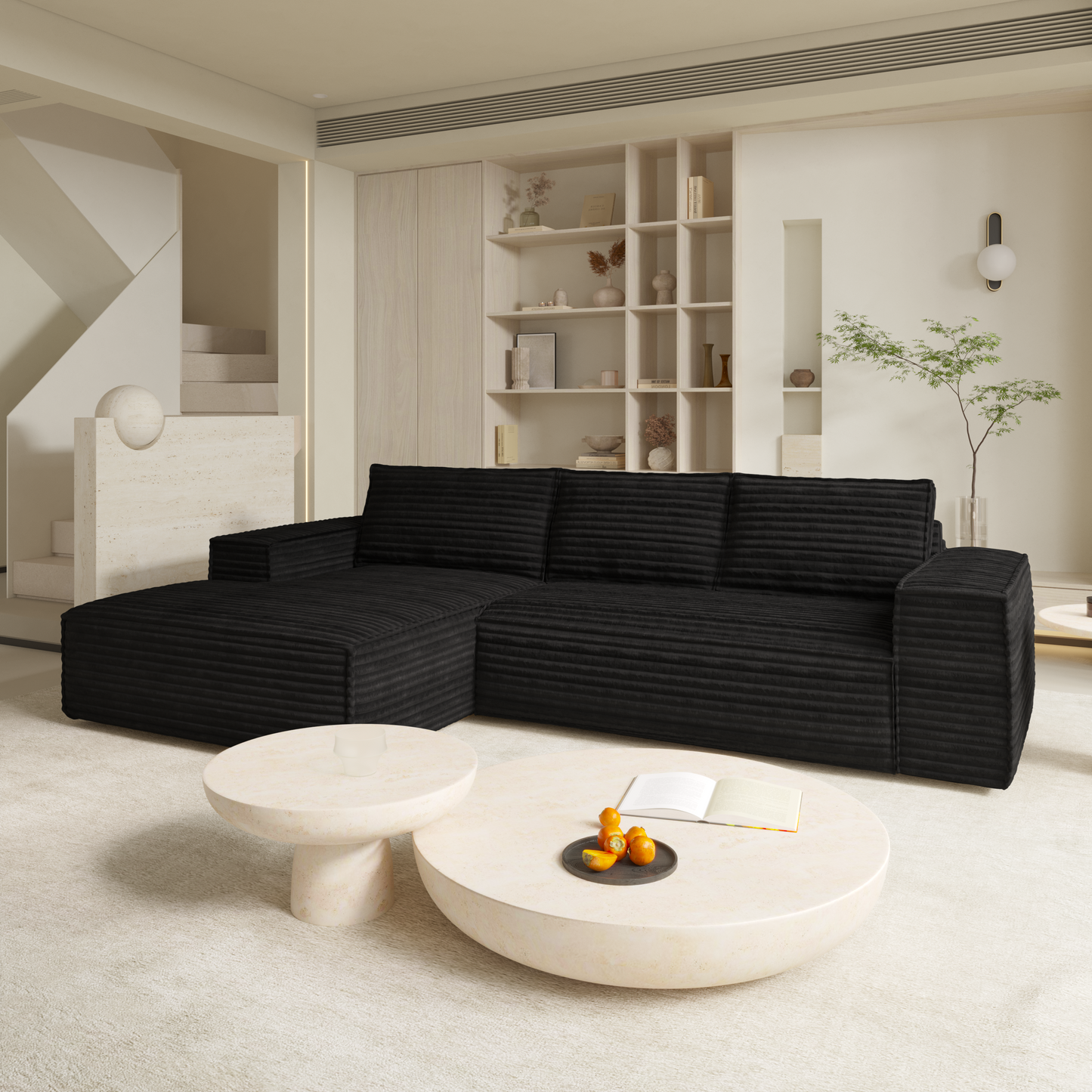 Canapé Convertible Angle gauche Joan