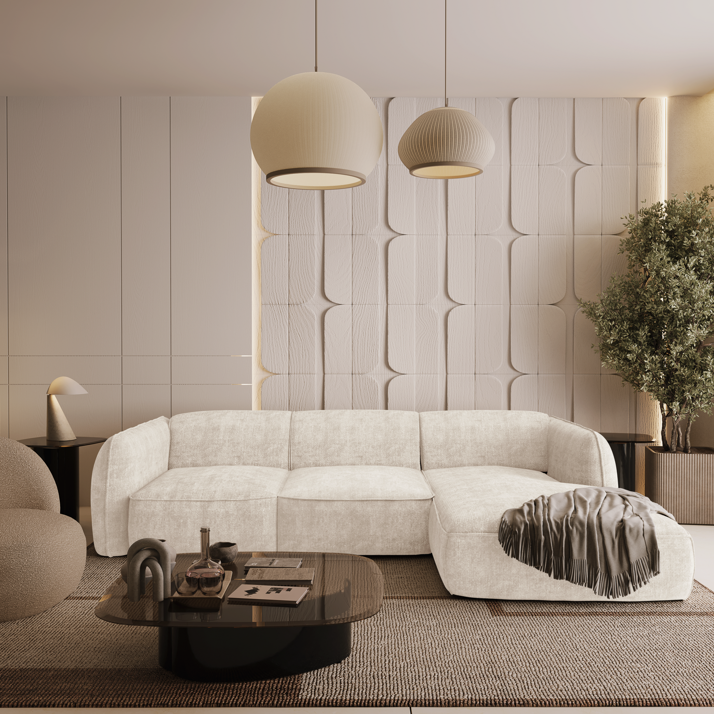 Canapé D'Angle Droit Livia