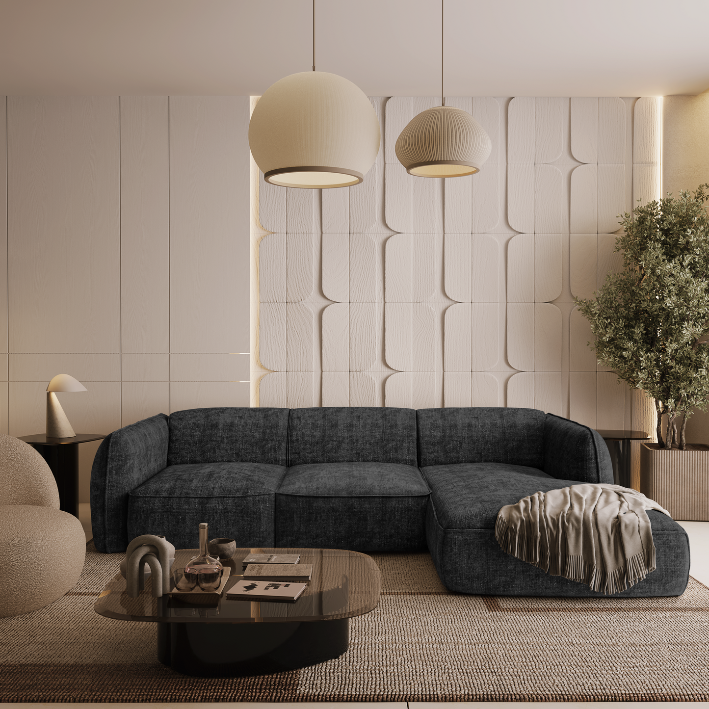 Canapé D'Angle Droit Livia