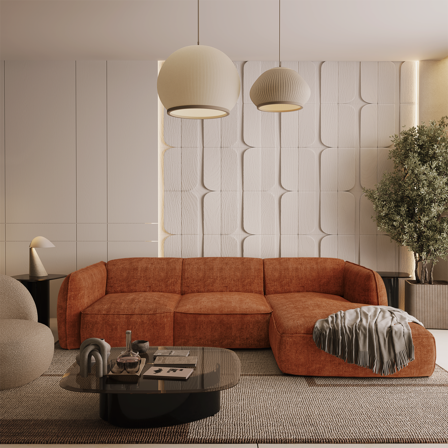 Canapé D'Angle Droit Livia