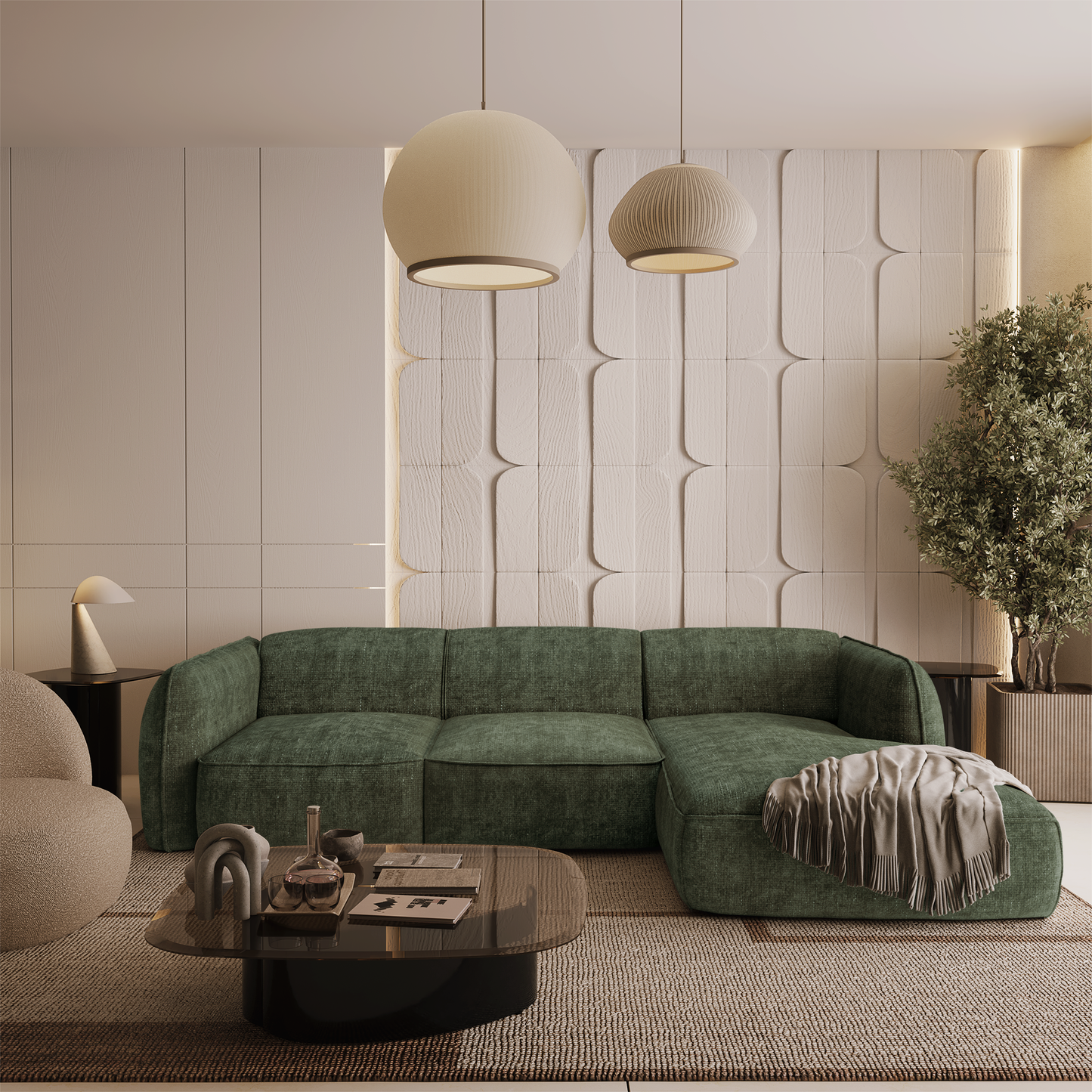 Canapé D'Angle Droit Livia