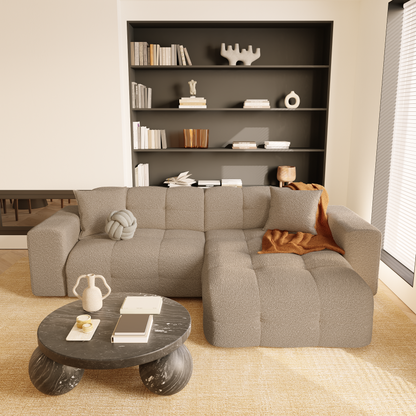 Canapé d'angle droit Mael