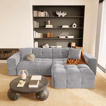 Canapé d'angle droit Mael