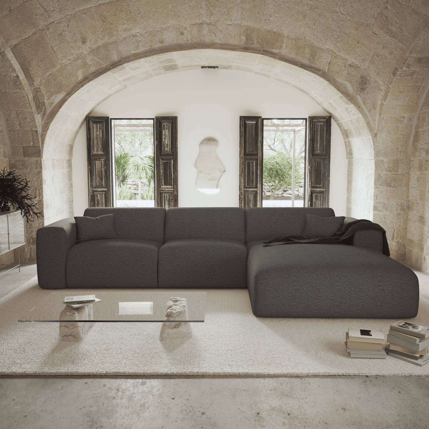 Canapé Convertible Angle Droit Myra