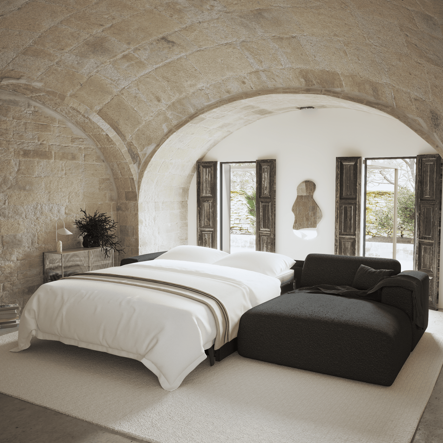 Canapé Convertible Angle Droit Myra