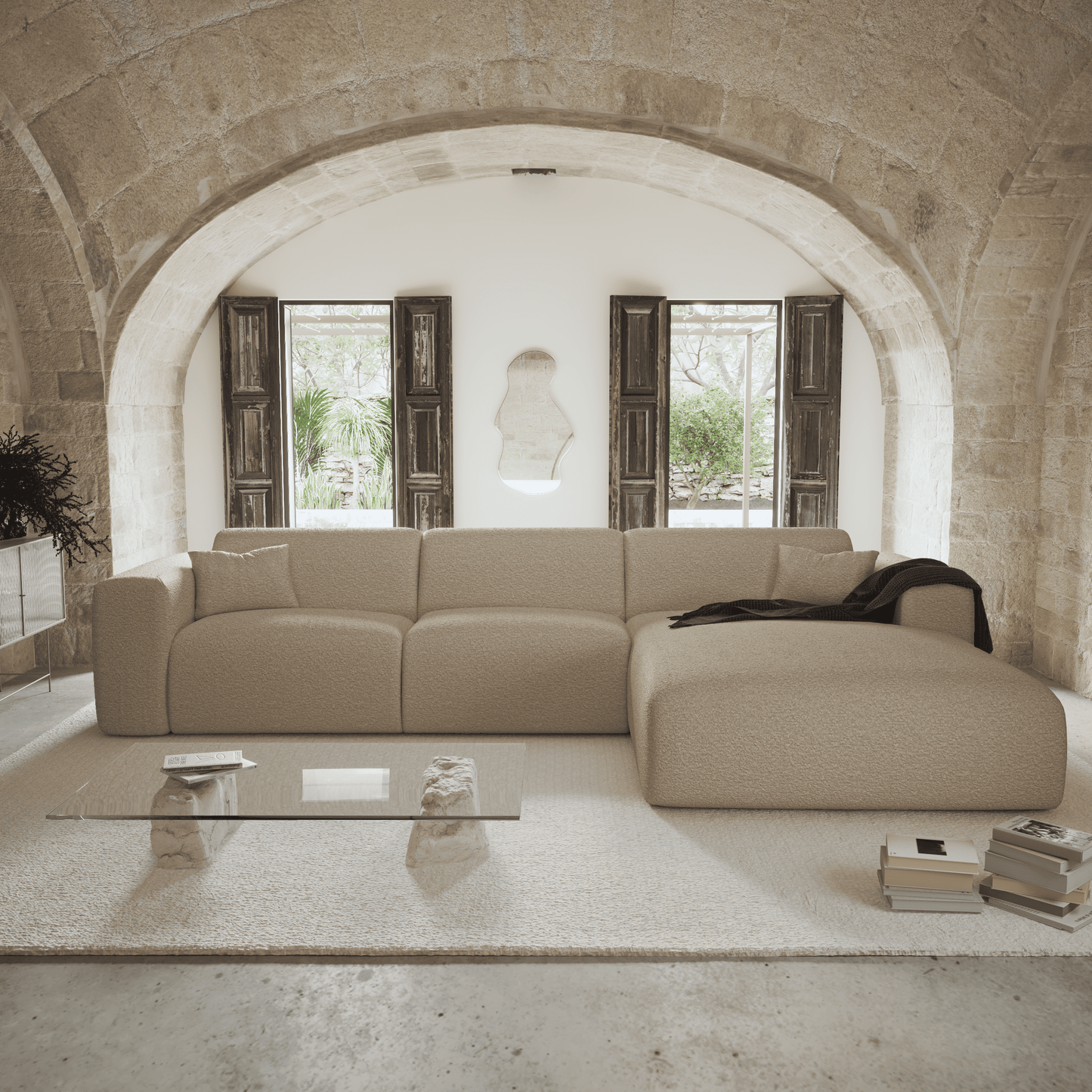 Canapé Convertible Angle Droit Myra