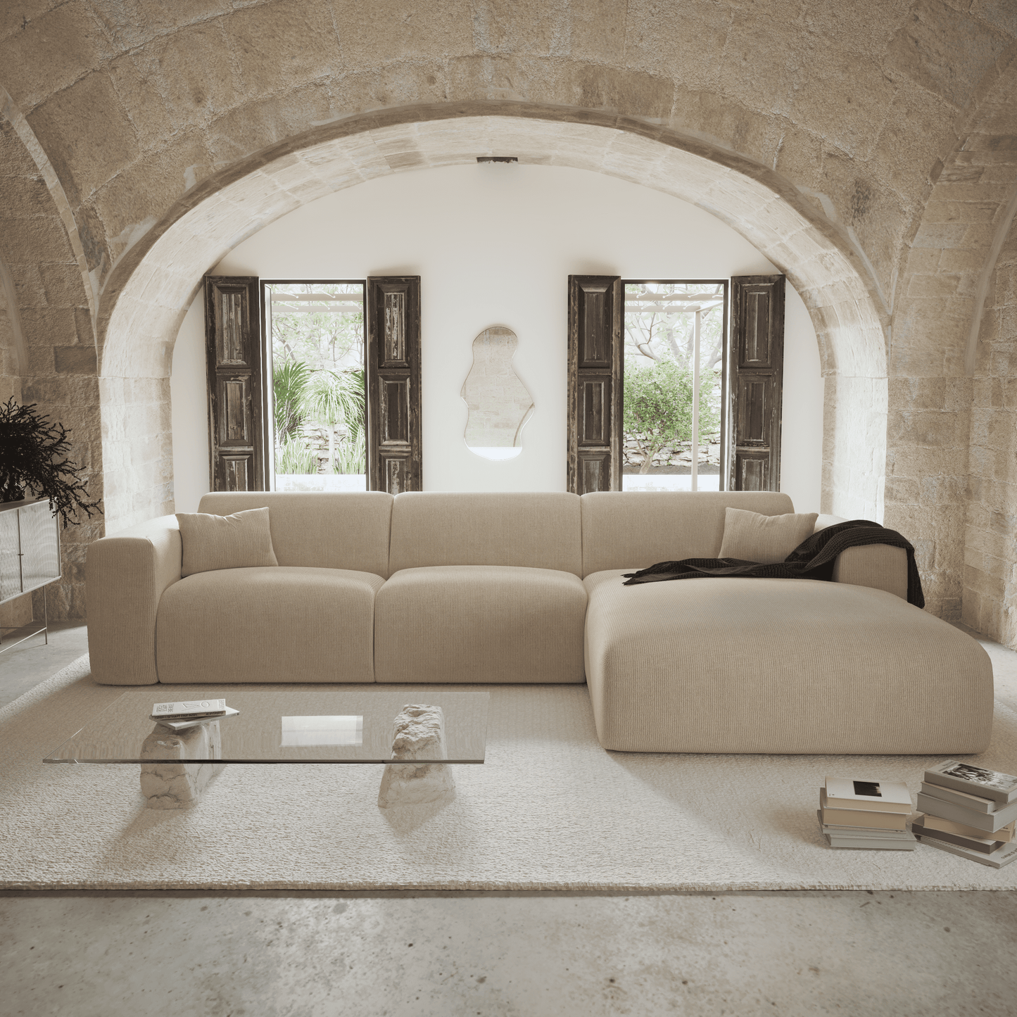 Canapé Convertible Angle Droit Myra