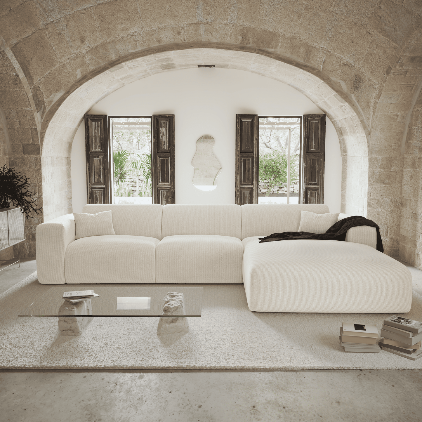 Canapé Convertible Angle Droit Myra