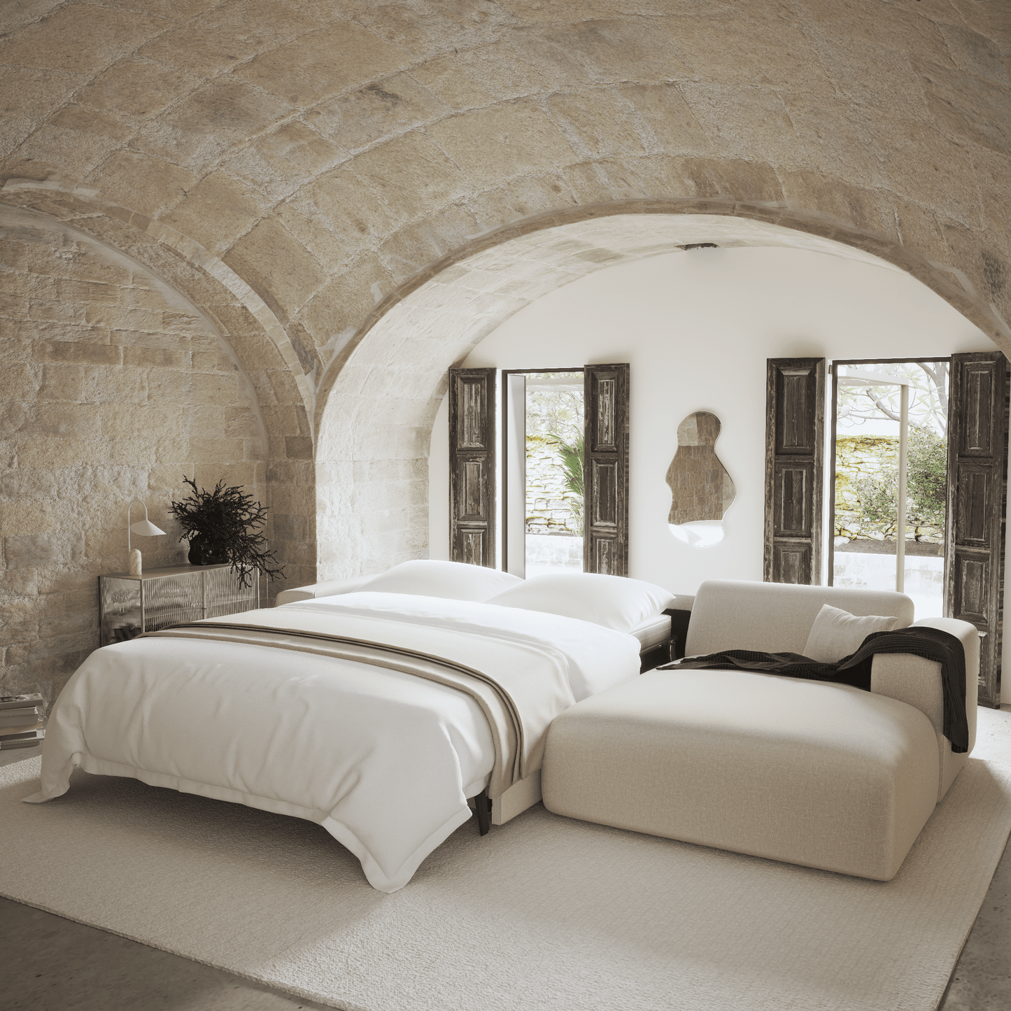 Canapé Convertible Angle Droit Myra