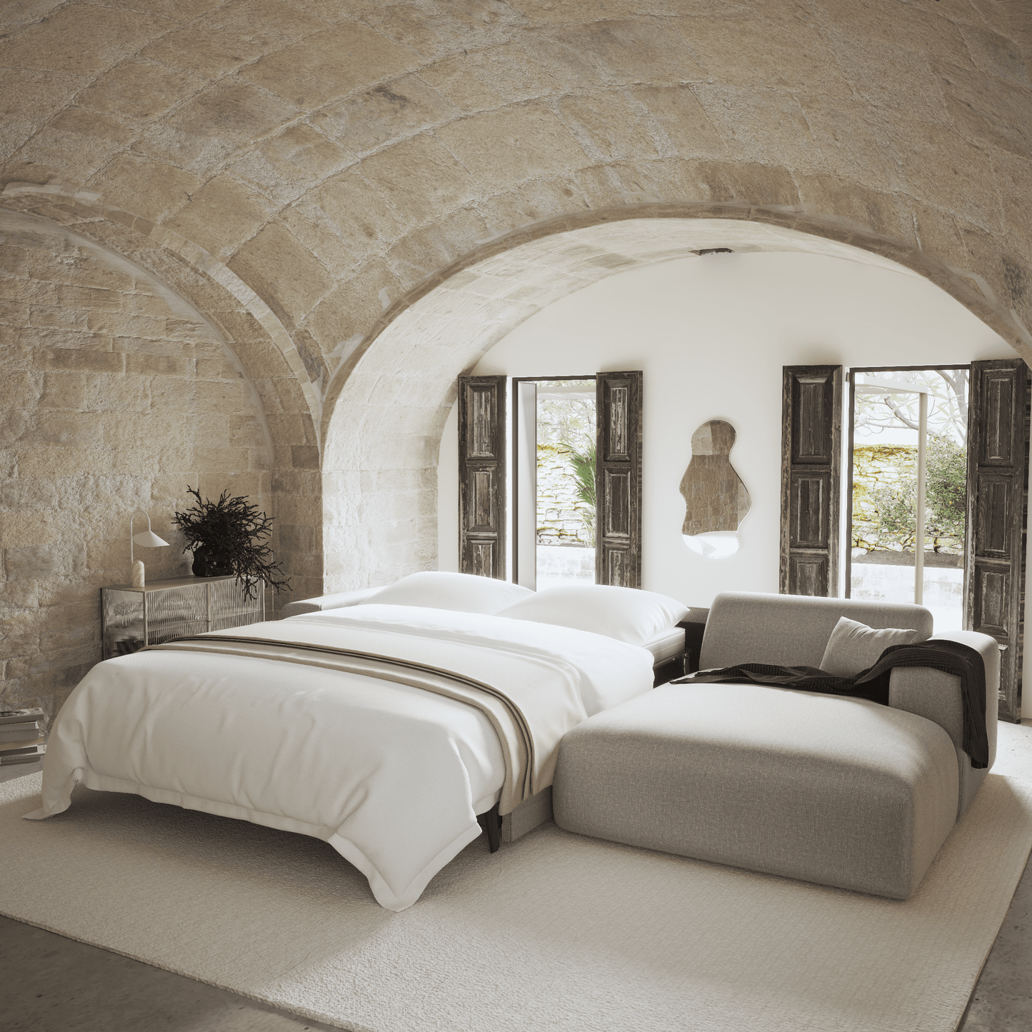 Canapé Convertible Angle Droit Myra