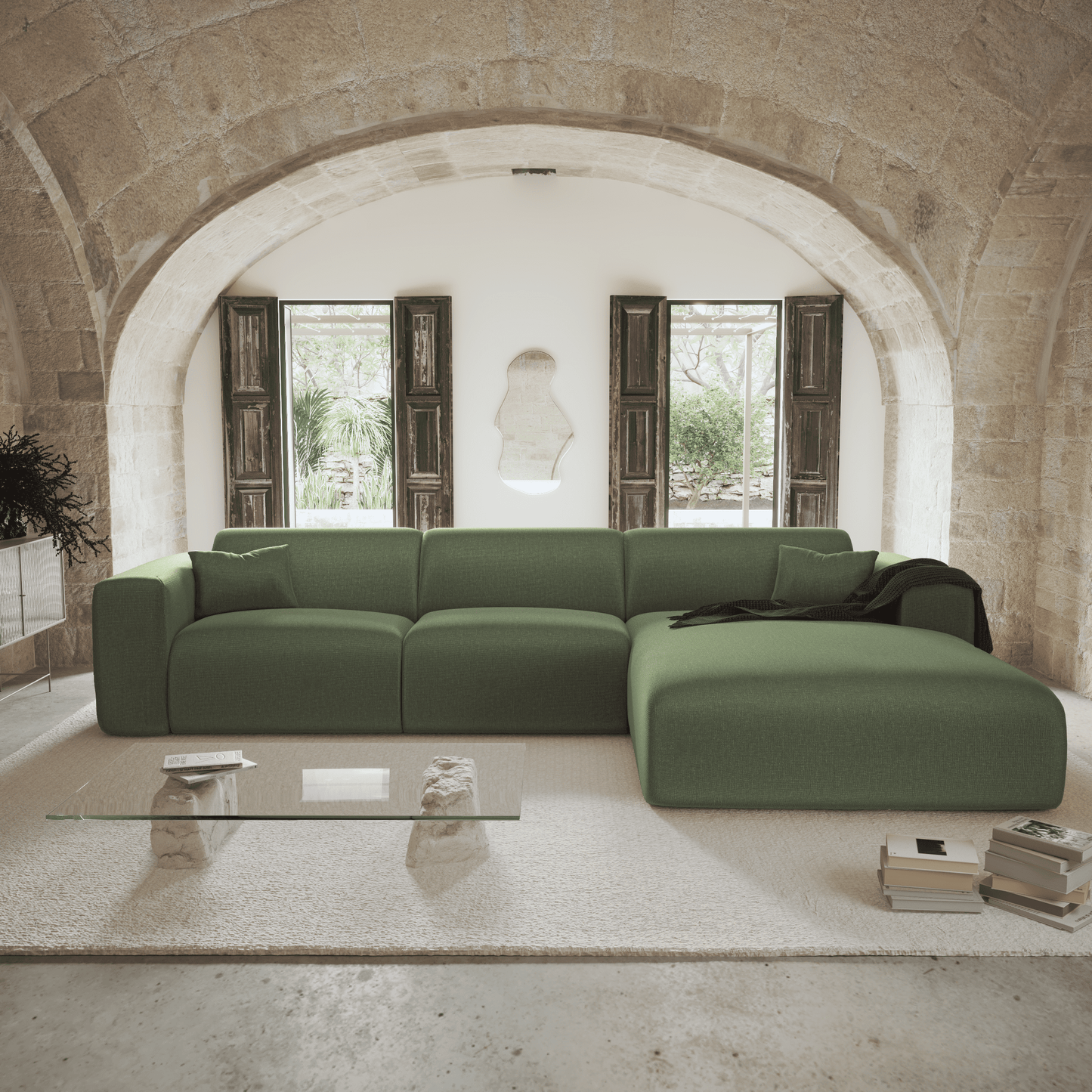 Canapé Convertible Angle Droit Myra