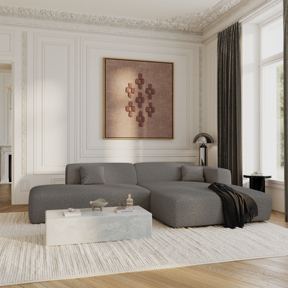 Canapé d'angle droit Myra