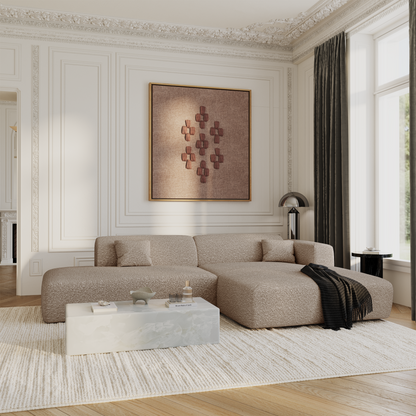 Canapé d'angle droit Myra