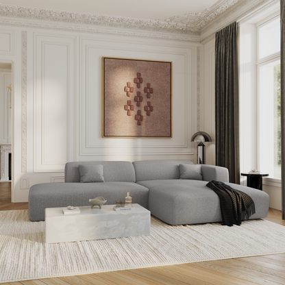 Canapé d'angle droit Myra