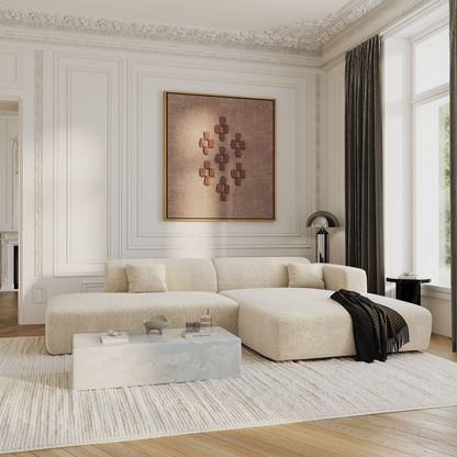 Canapé d'angle droit Myra