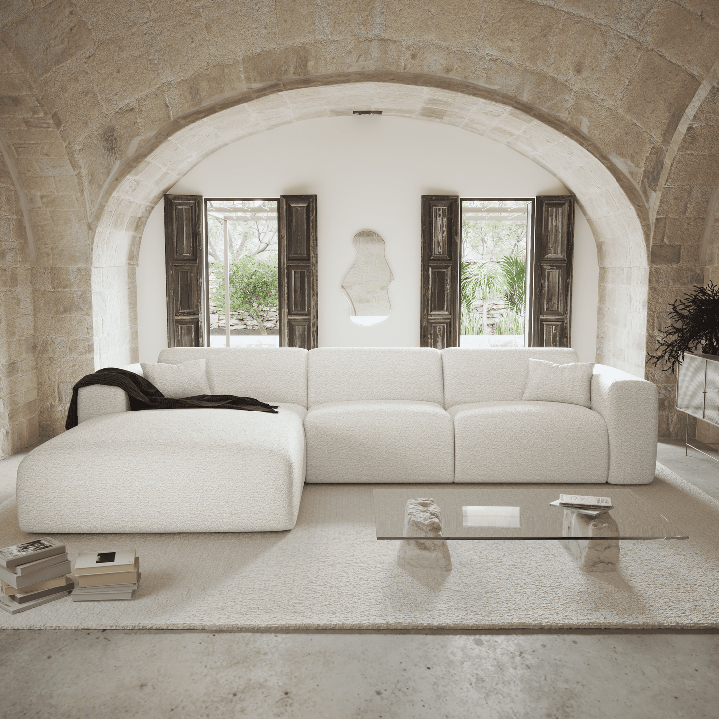 Canapé Convertible Angle Gauche Myra