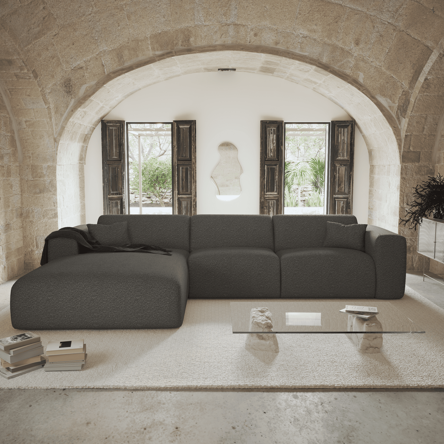 Canapé Convertible Angle Gauche Myra