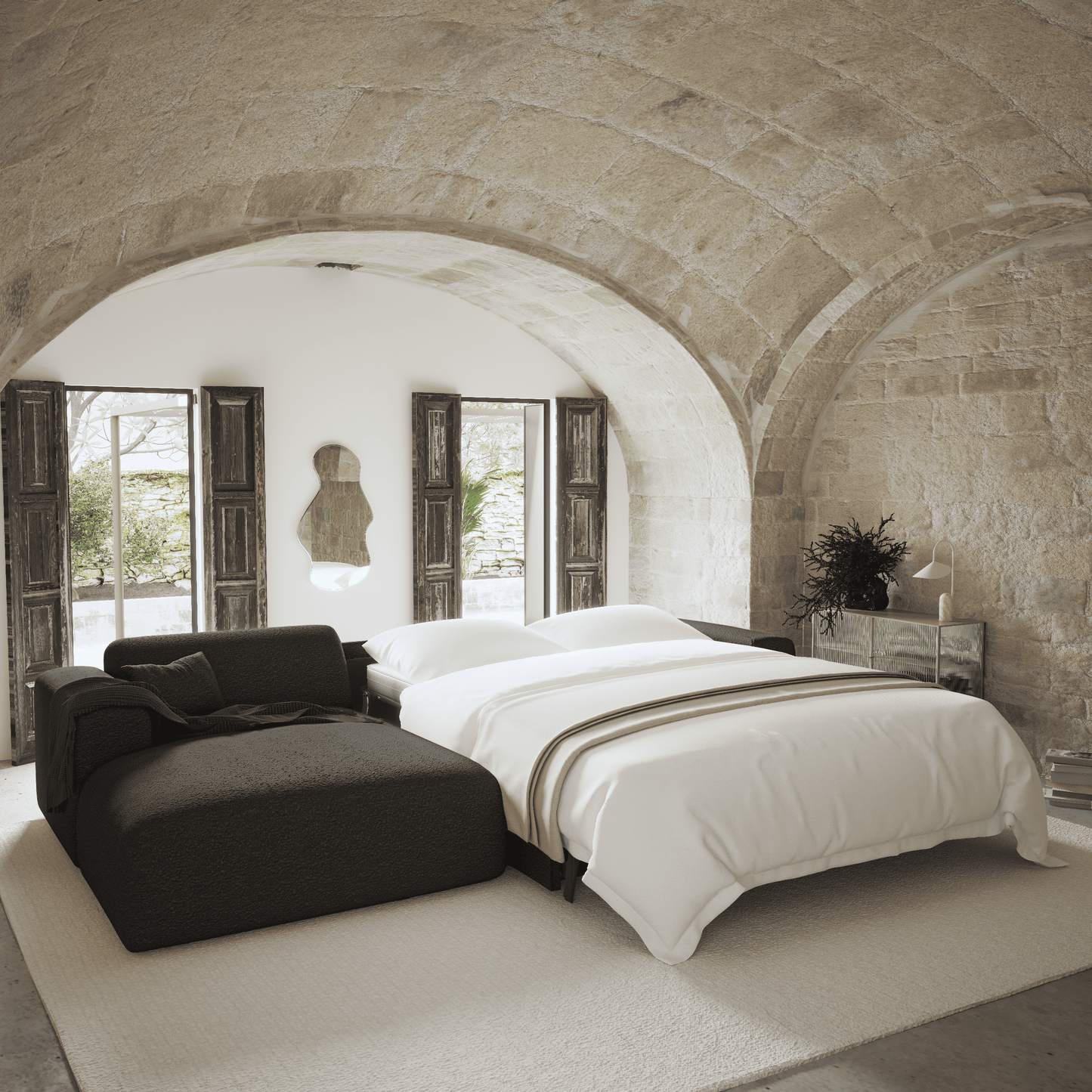 Canapé Convertible Angle Gauche Myra