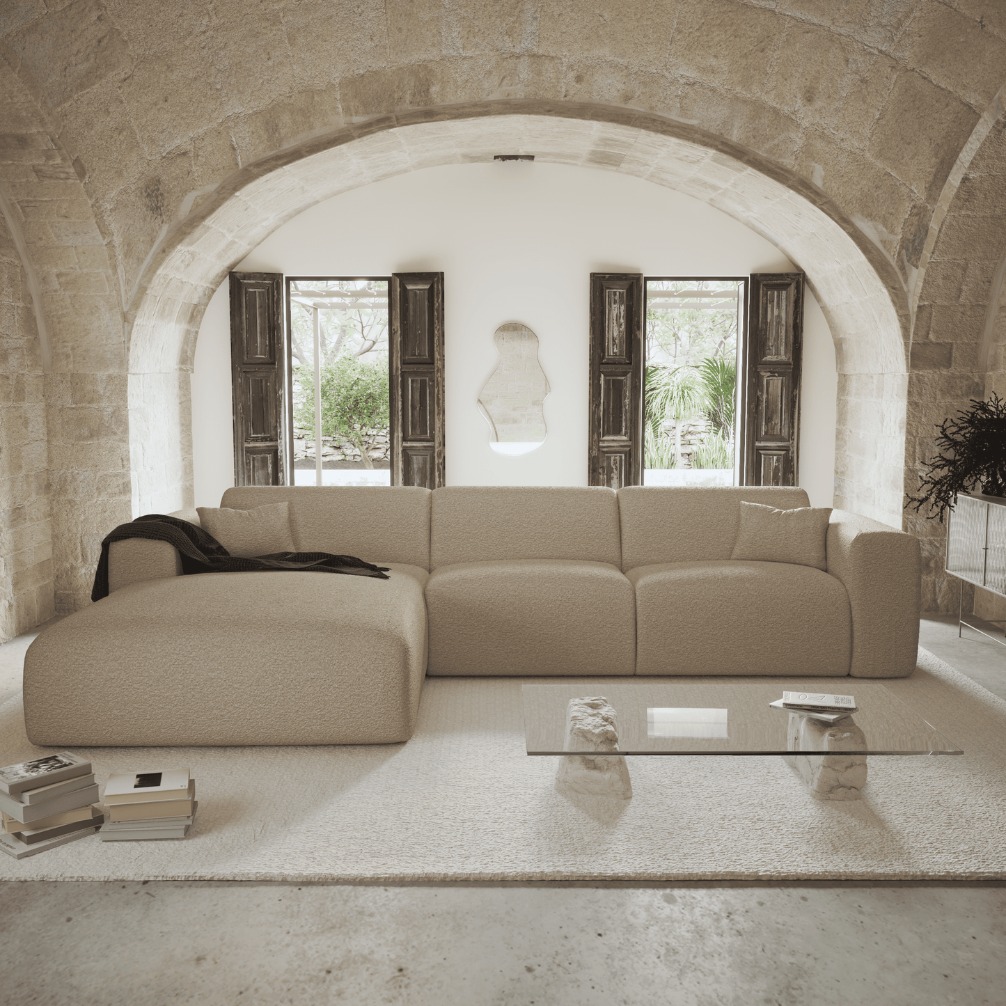 Canapé Convertible Angle Gauche Myra