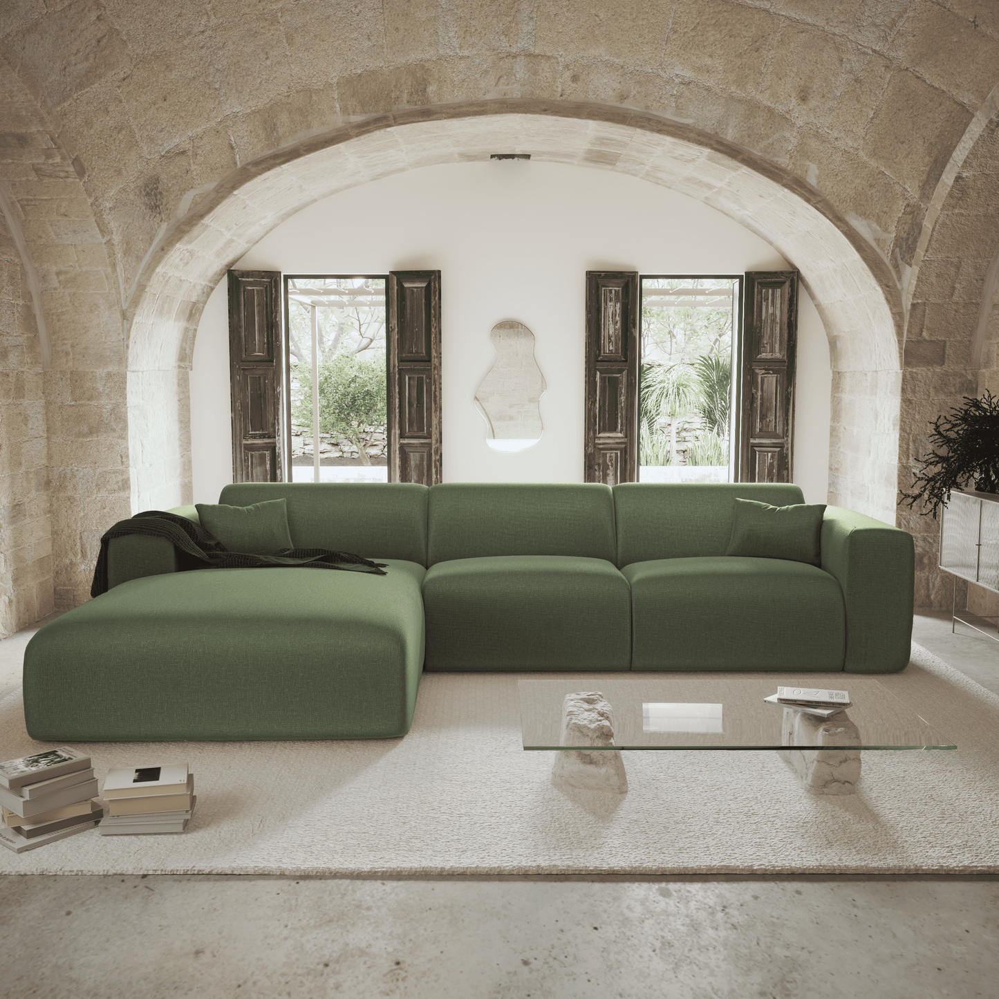 Canapé Convertible Angle Gauche Myra