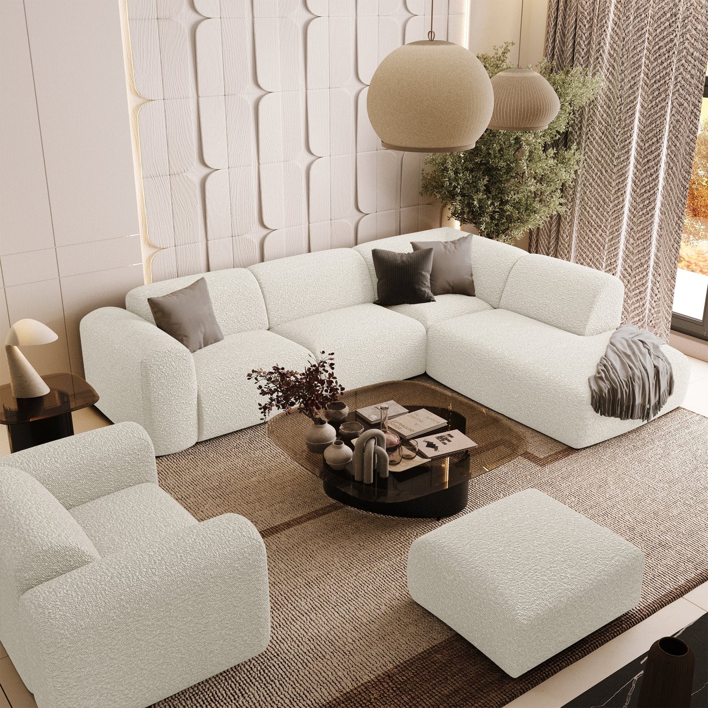 Canapé Grand Angle Droit Myra