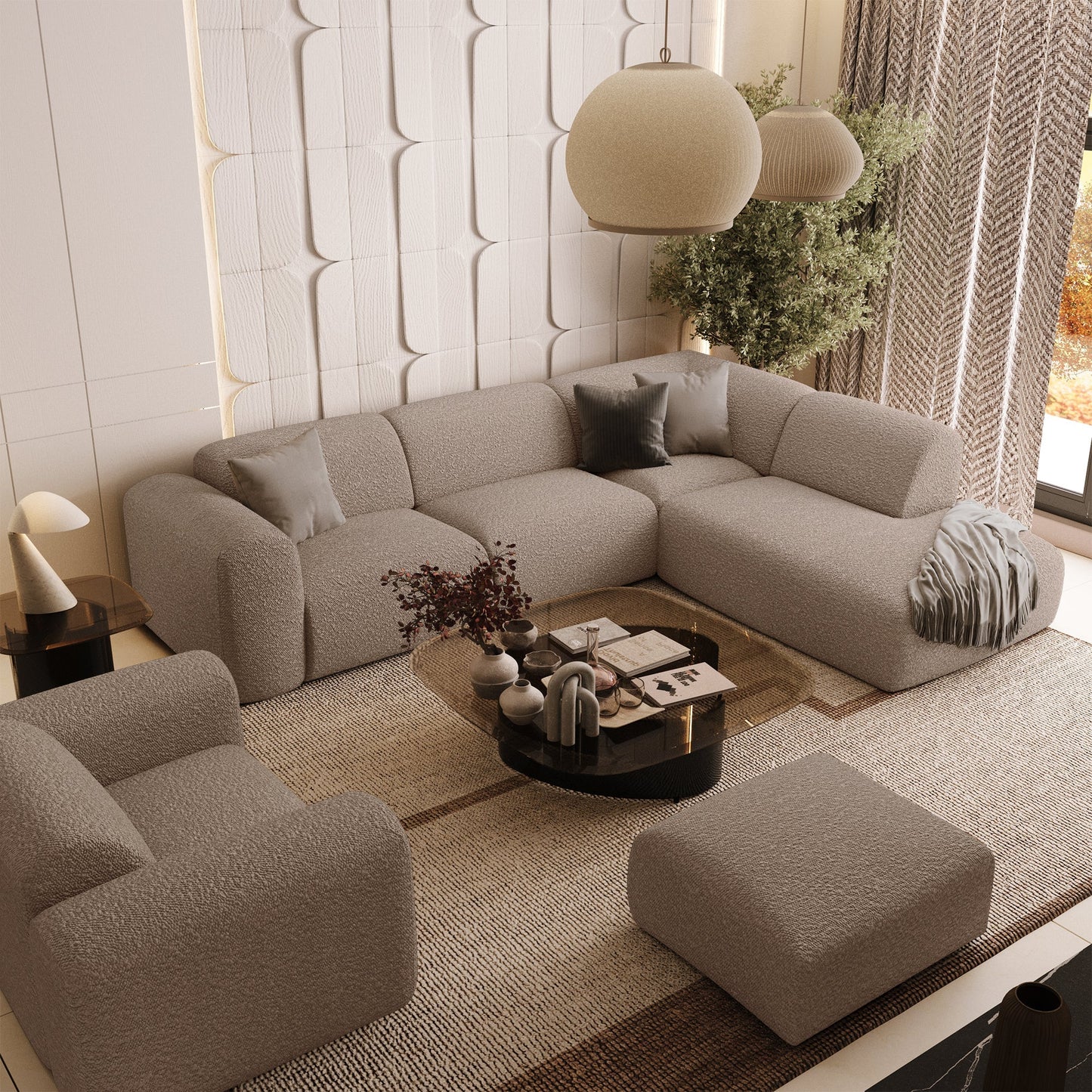 Canapé Grand Angle Droit Myra