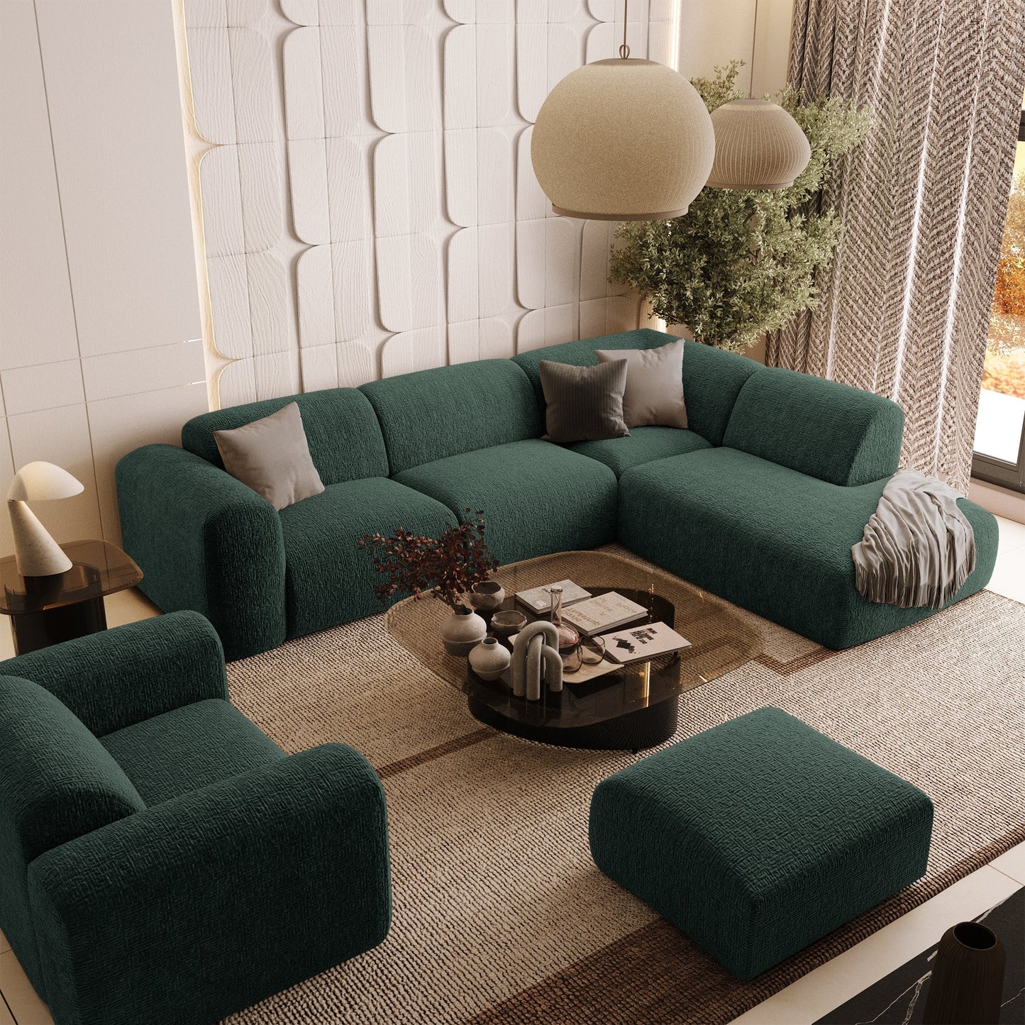 Canapé Grand Angle Droit Myra