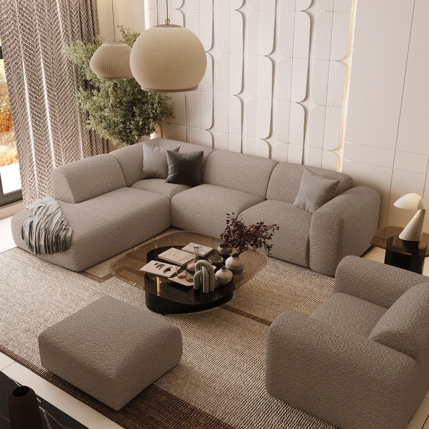 Canapé Grand Angle Gauche Myra