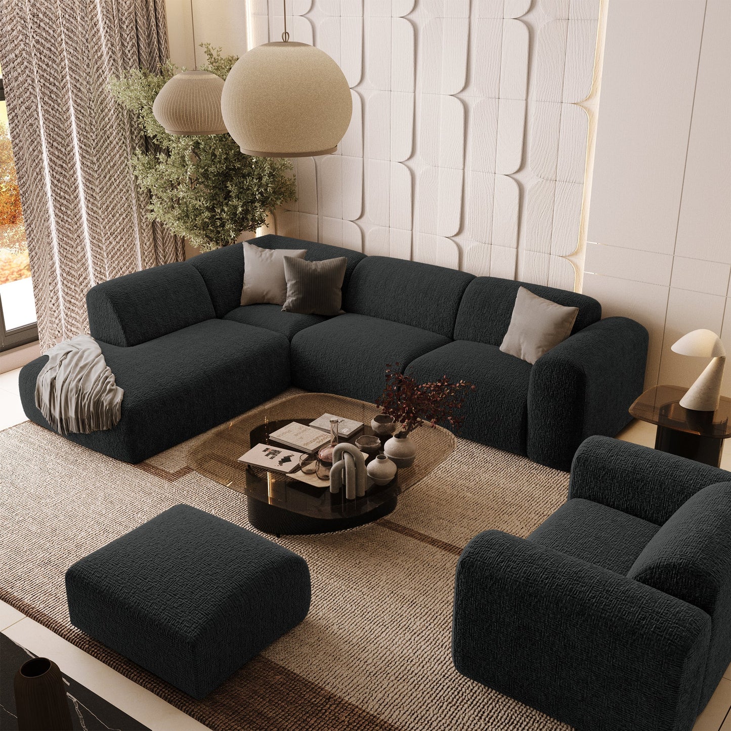 Canapé Grand Angle Gauche Myra