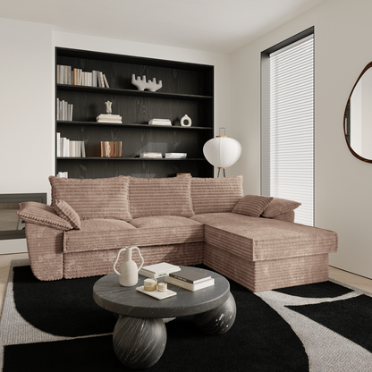 Canapé Convertible Angle Droit Sasha