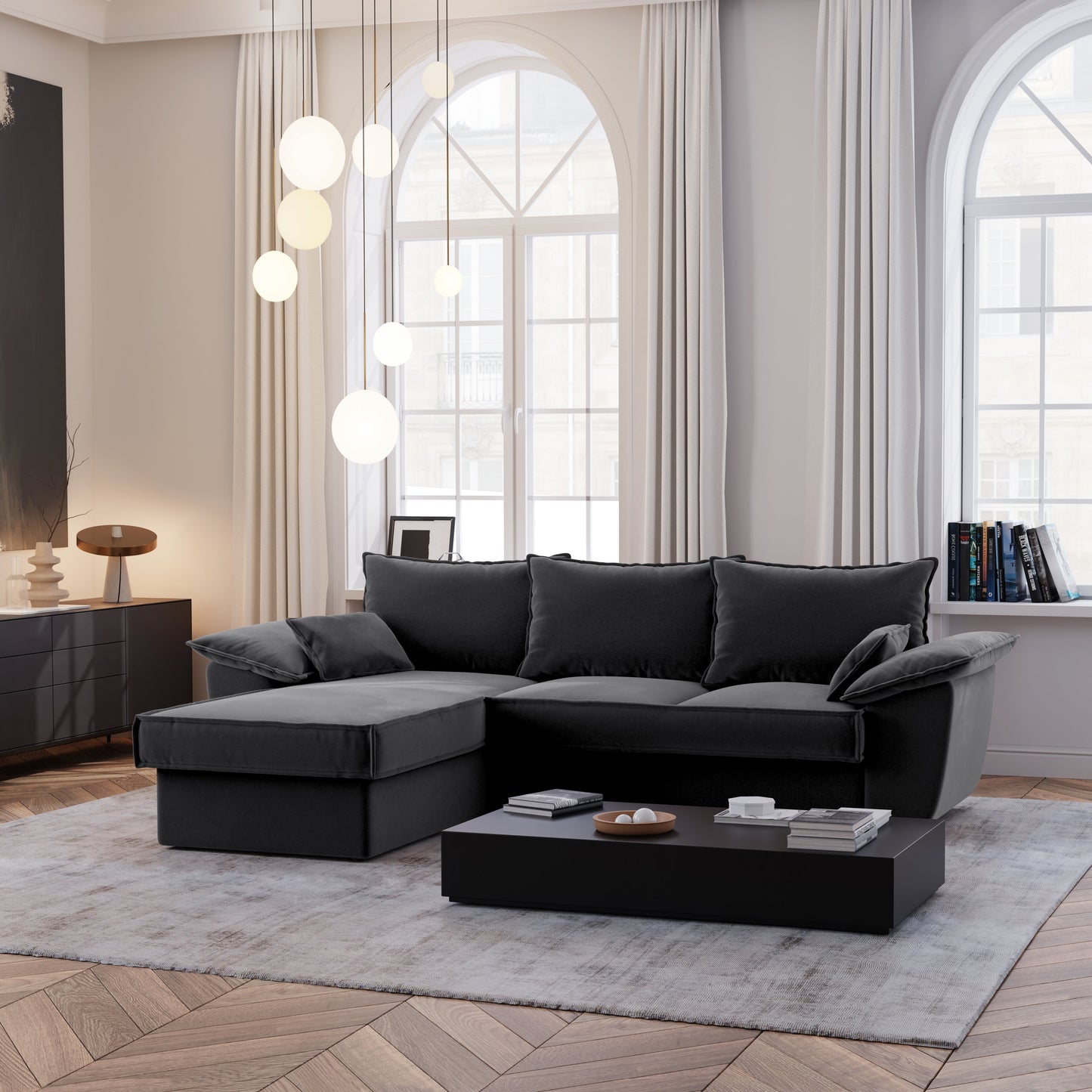 Canapé Convertible Angle Gauche Sasha