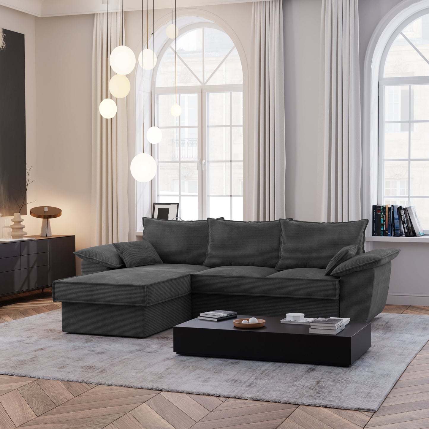 Canapé Convertible Angle Gauche Sasha