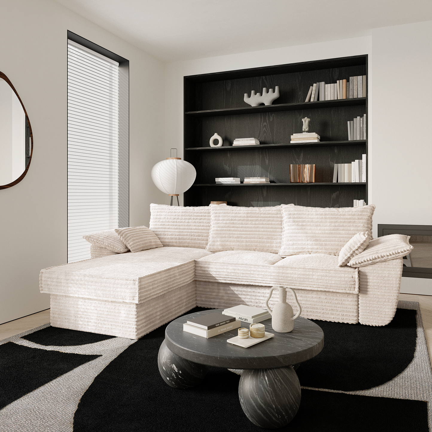 Canapé Convertible Angle Gauche Sasha