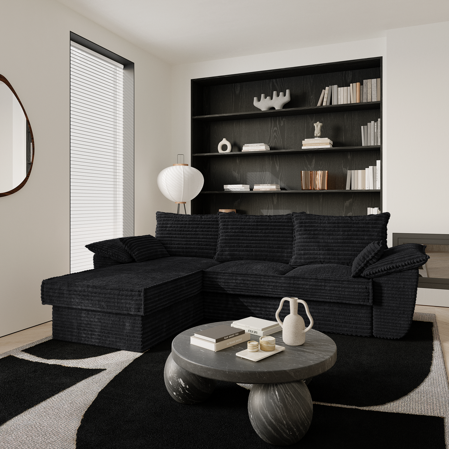 Canapé Convertible Angle Gauche Sasha