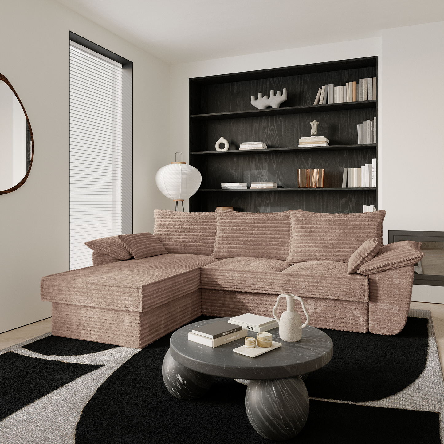 Canapé Convertible Angle Gauche Sasha