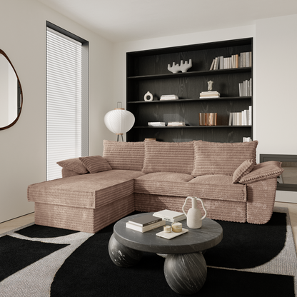 Canapé Convertible Angle Gauche Sasha