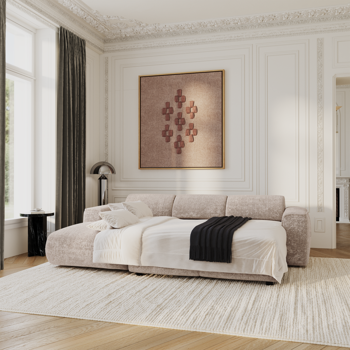 Canapé Convertible Angle Gauche Yuma