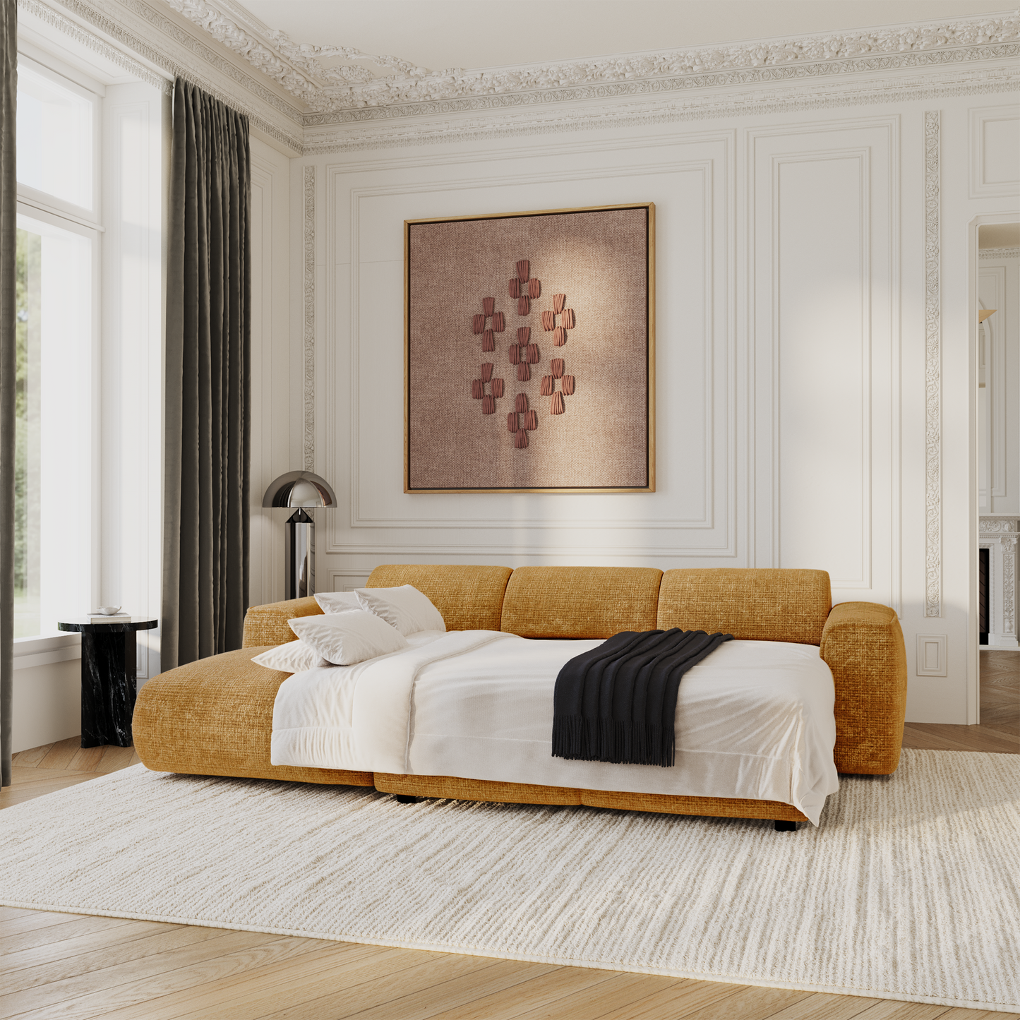 Canapé Convertible Angle Gauche Yuma