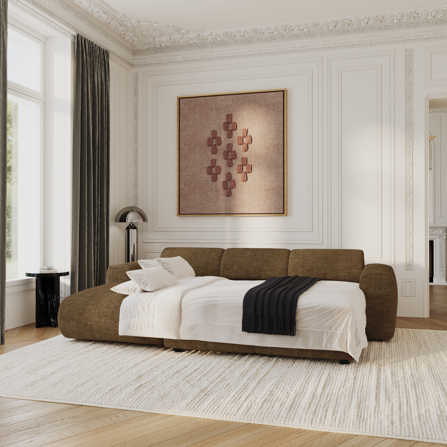 Canapé Convertible Angle Gauche Yuma