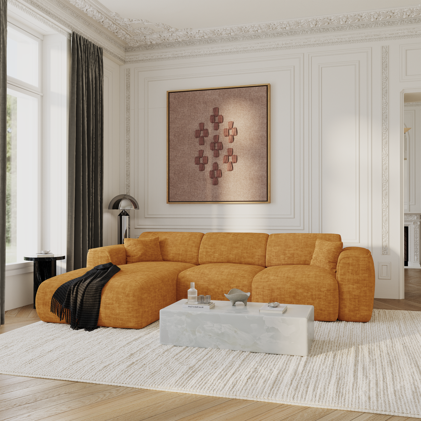 Canapé Convertible Angle Gauche Yuma