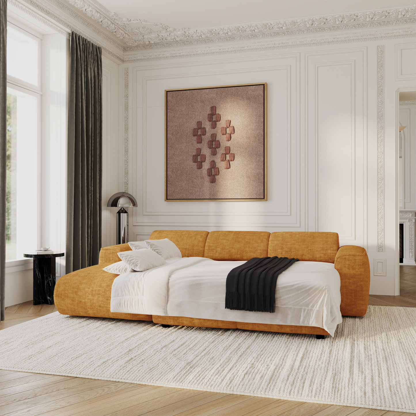 Canapé Convertible Angle Gauche Yuma